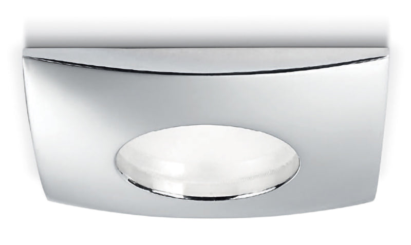 Faretto da Incasso Quadrato GU10 IP65 per Bagno e Doccia