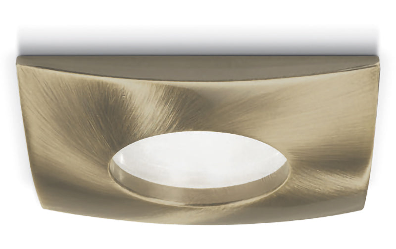 Faretto da Incasso Quadrato GU10 IP65 per Bagno e Doccia