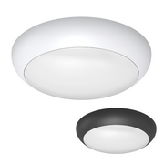 Plafoniera LED Tonda Anti-UV IP65 IK10 CCT e Potenza Selezionabili, anche con Sensore e Emergenza – immagine prodotto