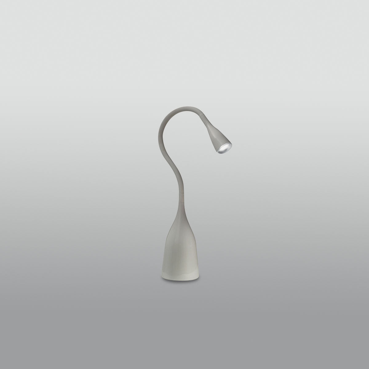 Lampada da Tavolo LED Braccio Flessibile Touch Dimmer Grigio Lucido – Gea Luce GLS021