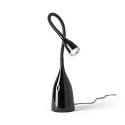 Lampada da Tavolo LED Braccio Flessibile Touch Dimmer Nero Lucido – Gea Luce GLS022