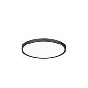 Plafoniera Ultra Slim LED Ø30 cm Nero Opaco GPL323 GEA LUCE