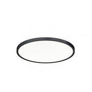 Plafoniera Ultra Slim LED Ø40 cm Nero Opaco GPL325