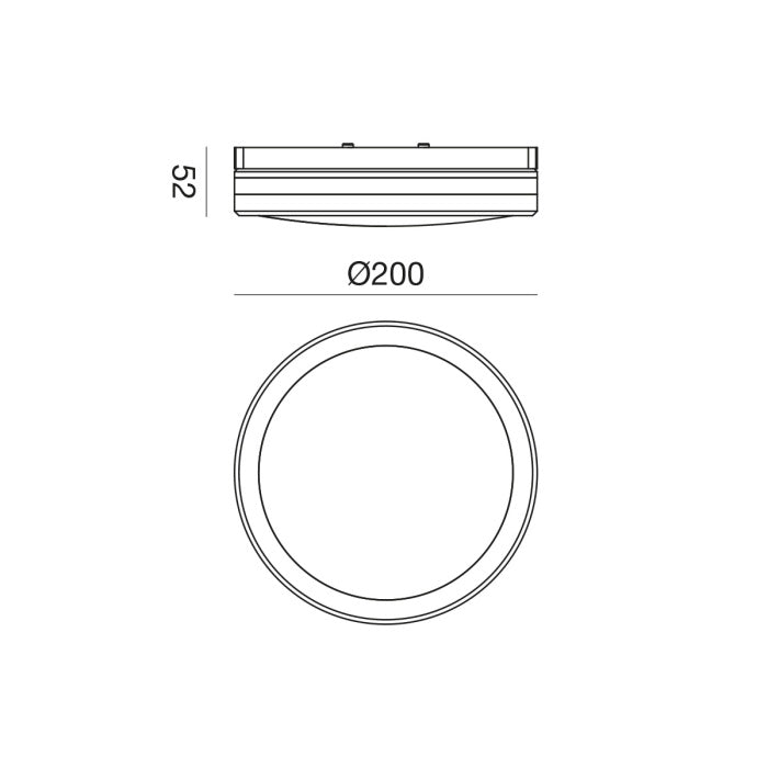 Plafoniera da esterno Gea Luce GPL340/341 scheda tecnica