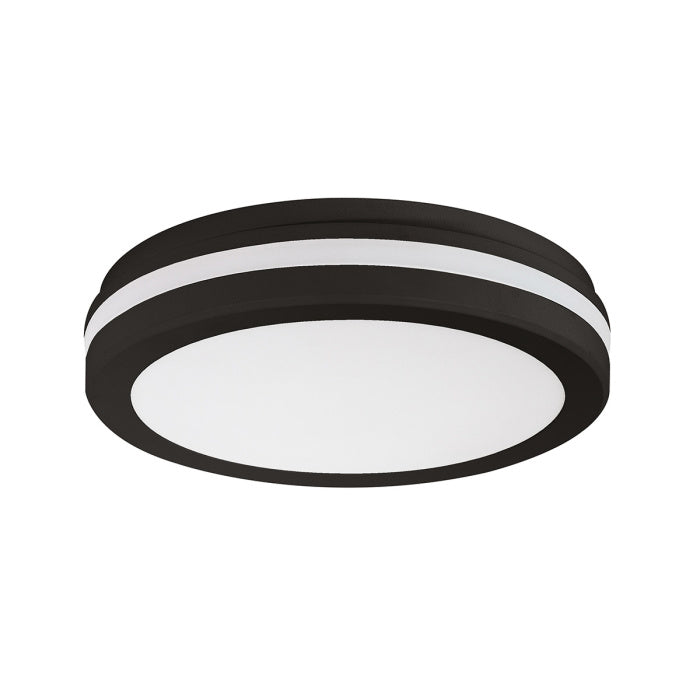 Plafoniera da esterno Gea Luce GPL343 nero Ø30cm IP65