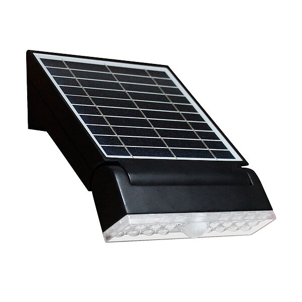 Proiettore LED solare con sensore di movimento vista laterale - Bot Lighting INCLINE8N