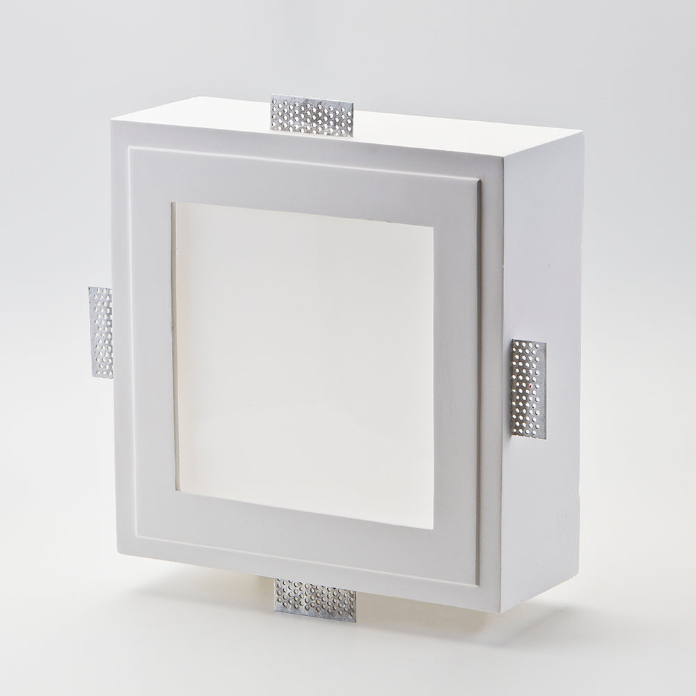 Faretto da incasso, Quadrato, Bianco, Gesso, Isyluce 810