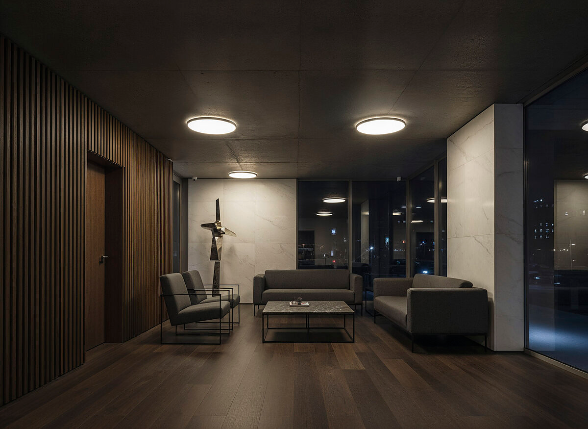 Plafoniera LED Ultrasottile Linda – ambientazione