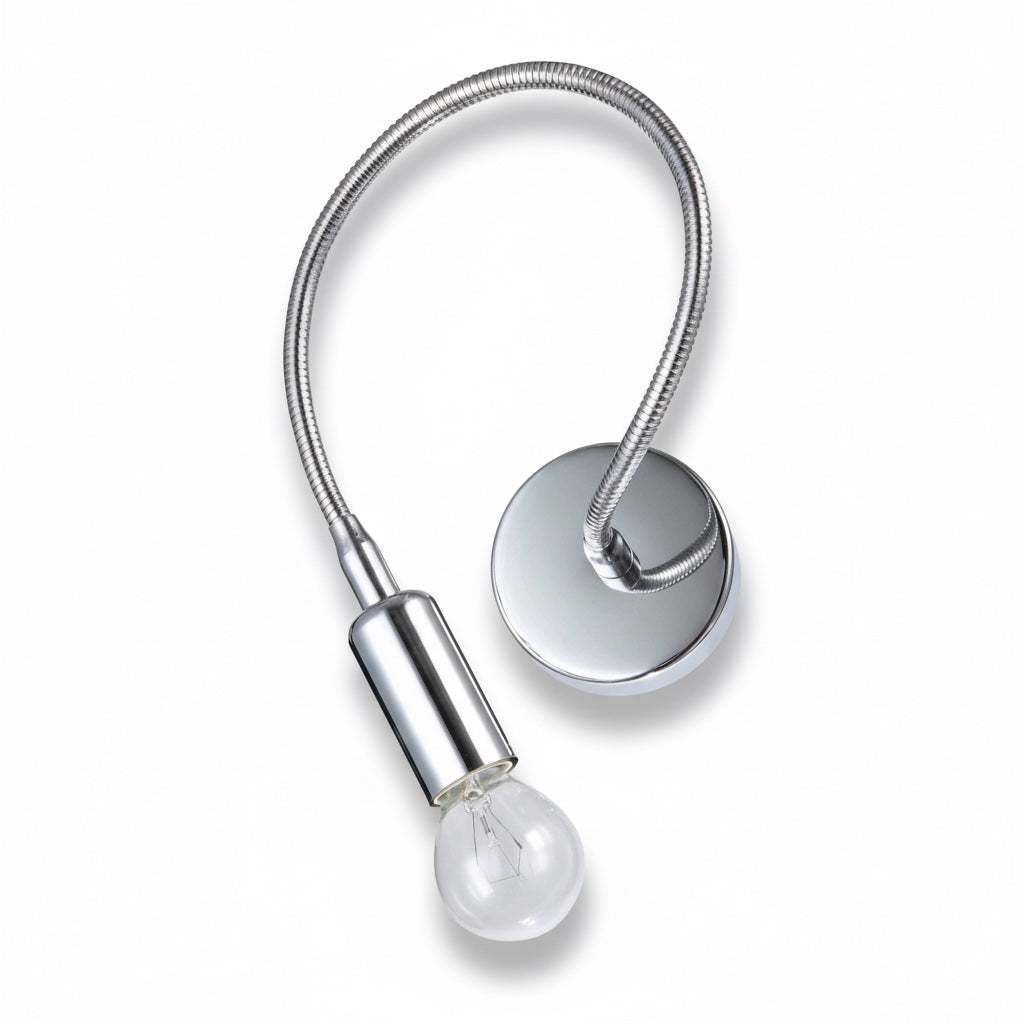 Applique moderna braccio flessibile cromato lucido Diamantlux LIVIA-A1