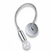 Applique moderna braccio flessibile cromato lucido Diamantlux LIVIA-A1