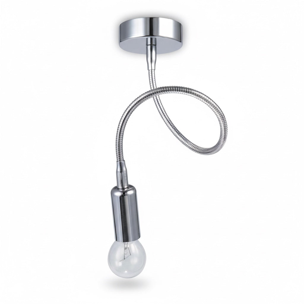 Applique moderna braccio flessibile cromato lucido Diamantlux LIVIA-A1