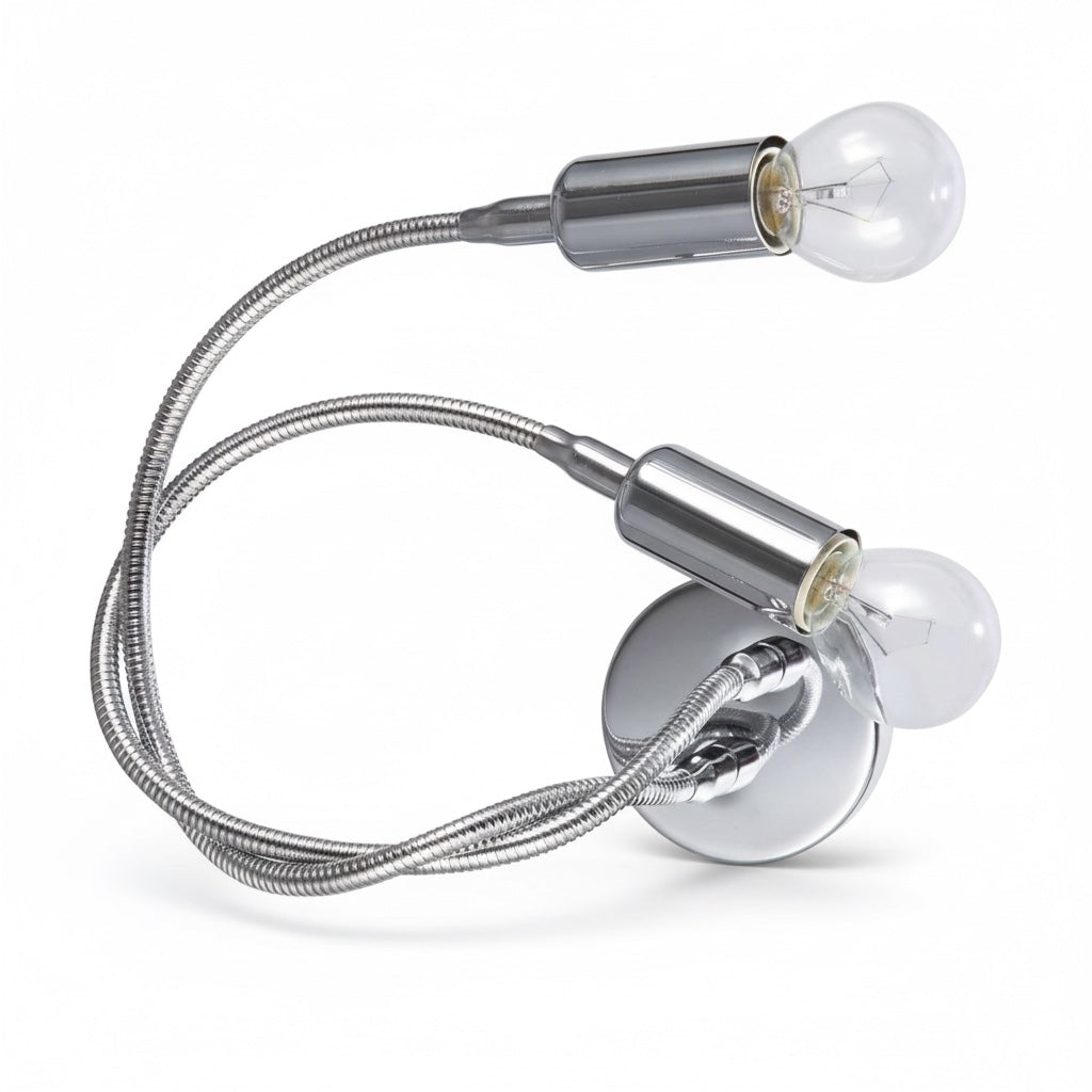 Applique moderna braccio flessibile cromato lucido Diamantlux LIVIA-A2