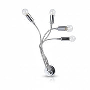 Applique moderna braccio flessibile cromato lucido Diamantlux LIVIA-A4