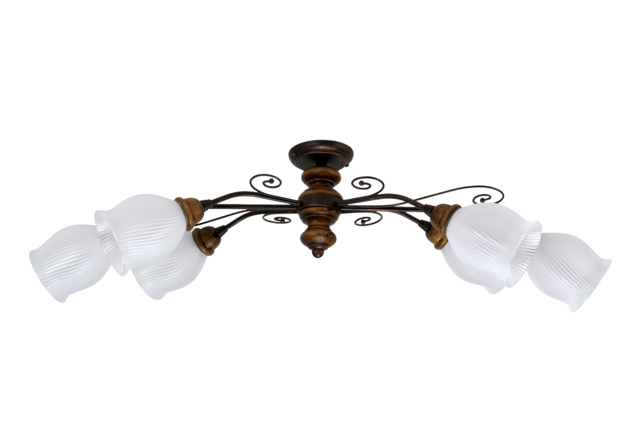 Plafoniera in legno rustico Diamantlux 105 P6