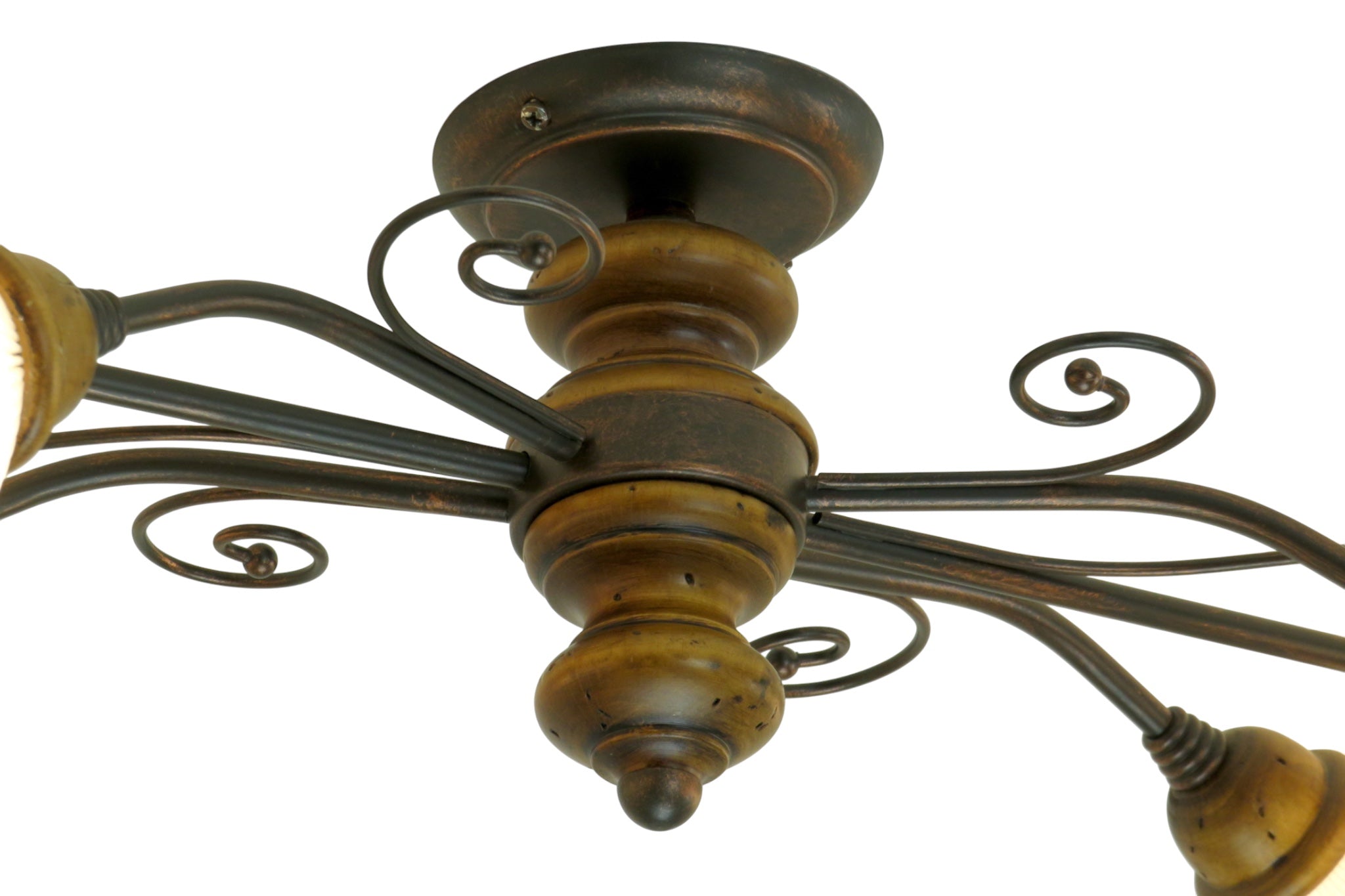 Plafoniera in legno rustico Diamantlux 105 P6