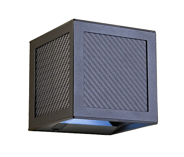 Applique solare da esterno con sensore di movimento nero - Bot Lighting MARBELLA10SUN