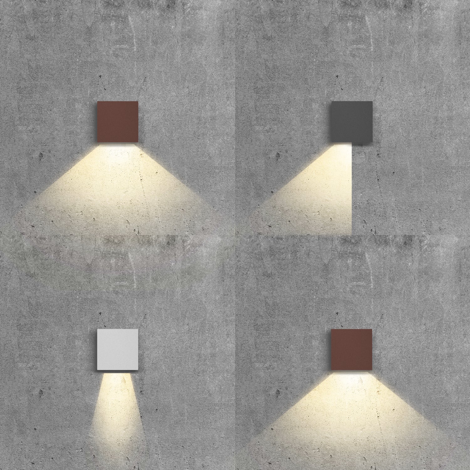 Applique solare da esterno installata a parete - Bot Lighting MARBELLA9SUN