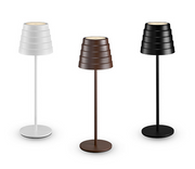 Lampada da tavolo ricaricabile Maya alluminio - Bot Lighting