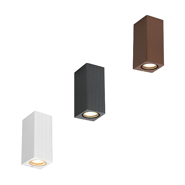 Applique da Esterno Murcia2 GU10 IP65 IK08 Plissettata - Bot Lighting
