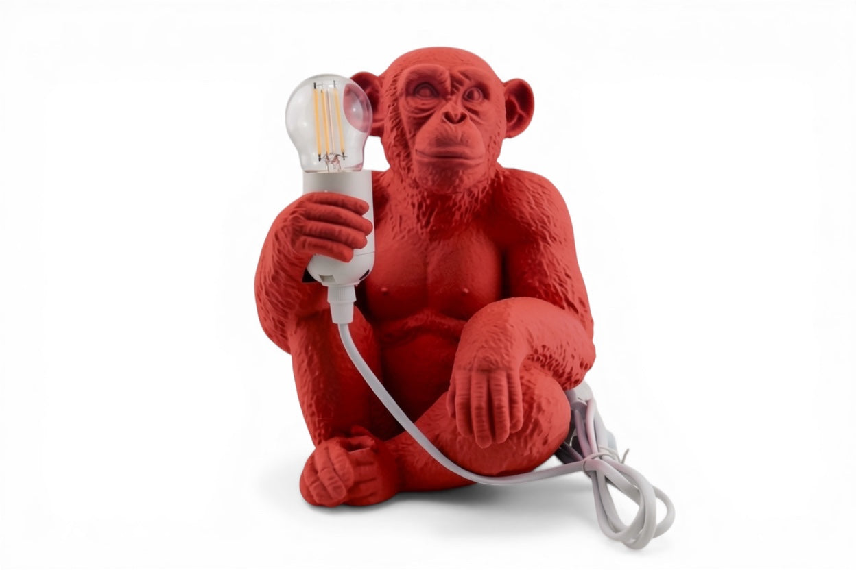 Lampada Scimmia Seduta - Kong-Light KreoLumo (Stampa 3D E27) KreoLumo