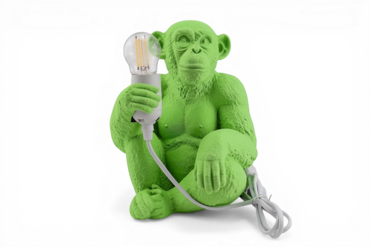 Lampada Scimmia Seduta - Kong-Light KreoLumo (Stampa 3D E27) KreoLumo