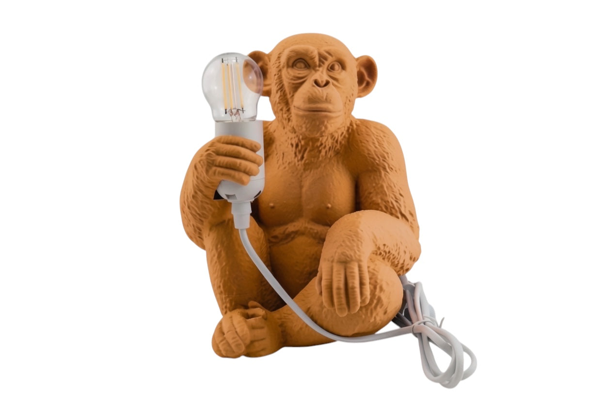 Lampada Scimmia Seduta - Kong-Light KreoLumo (Stampa 3D E27) KreoLumo