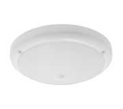 Plafoniera LED Tonda IP54 IK10 15W 3500K con Sensore di Presenza PIR Master/Slave – immagine prodotto