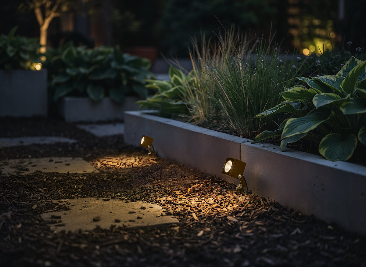 Picchetto Spiqo corten installato