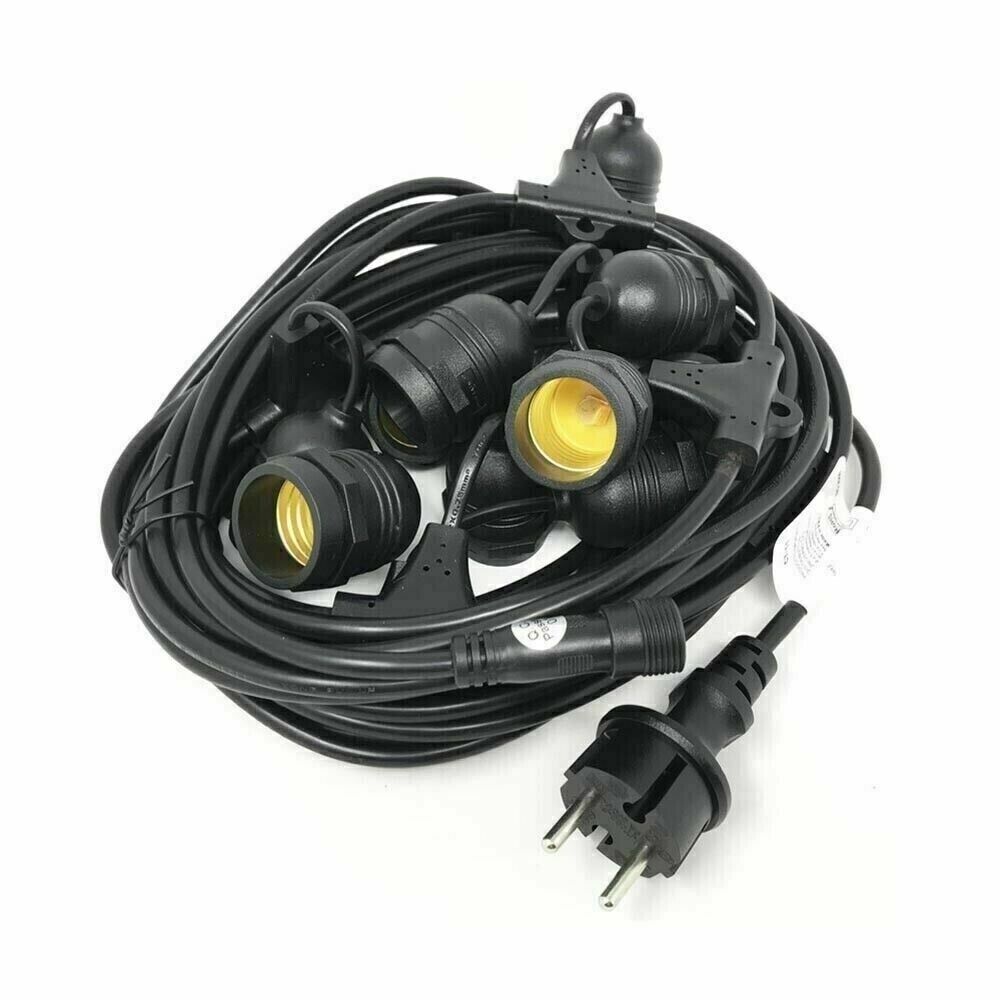 Catena Luminosa 10M 10 Luci E27 IP65 Diamantlux STELLARIO