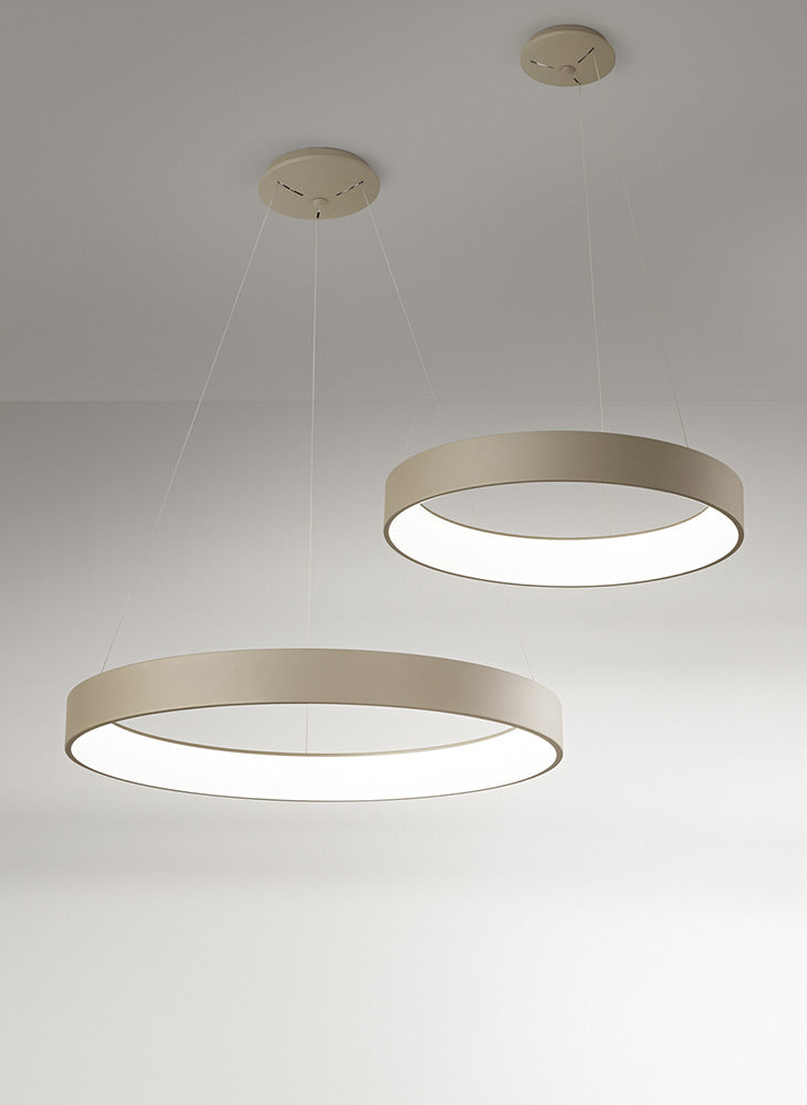 Sospensione Band Diodi Grande 2071 Morelight LED 90W Alluminio