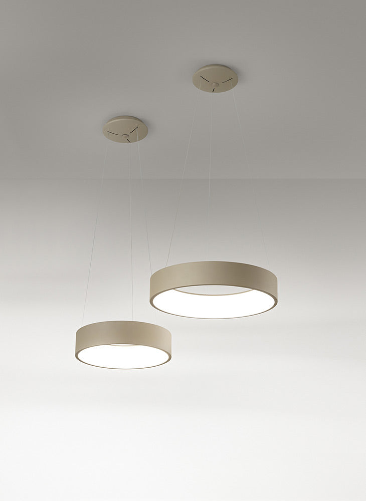 Sospensione Band Diodi Piccola 2070 Morelight LED 25W Alluminio