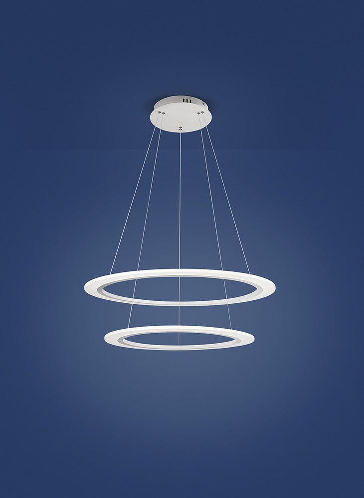 Sospensione Acryled Doppio Anello 2307