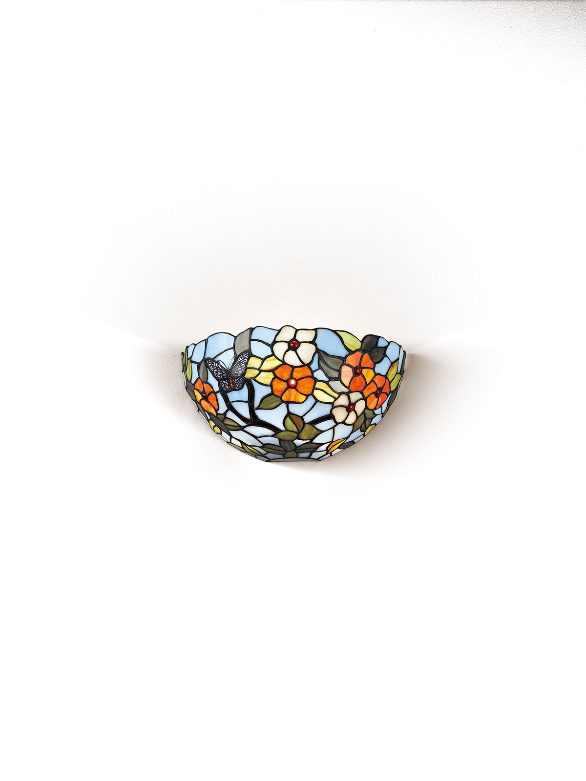 Applique Tiffany in Vetro Multicolor Perenz Butterfly T1002 A Multicolor