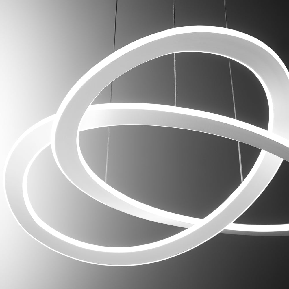 Lampadario a sospensione LED moderno bianco YARA S/G Gea Luce