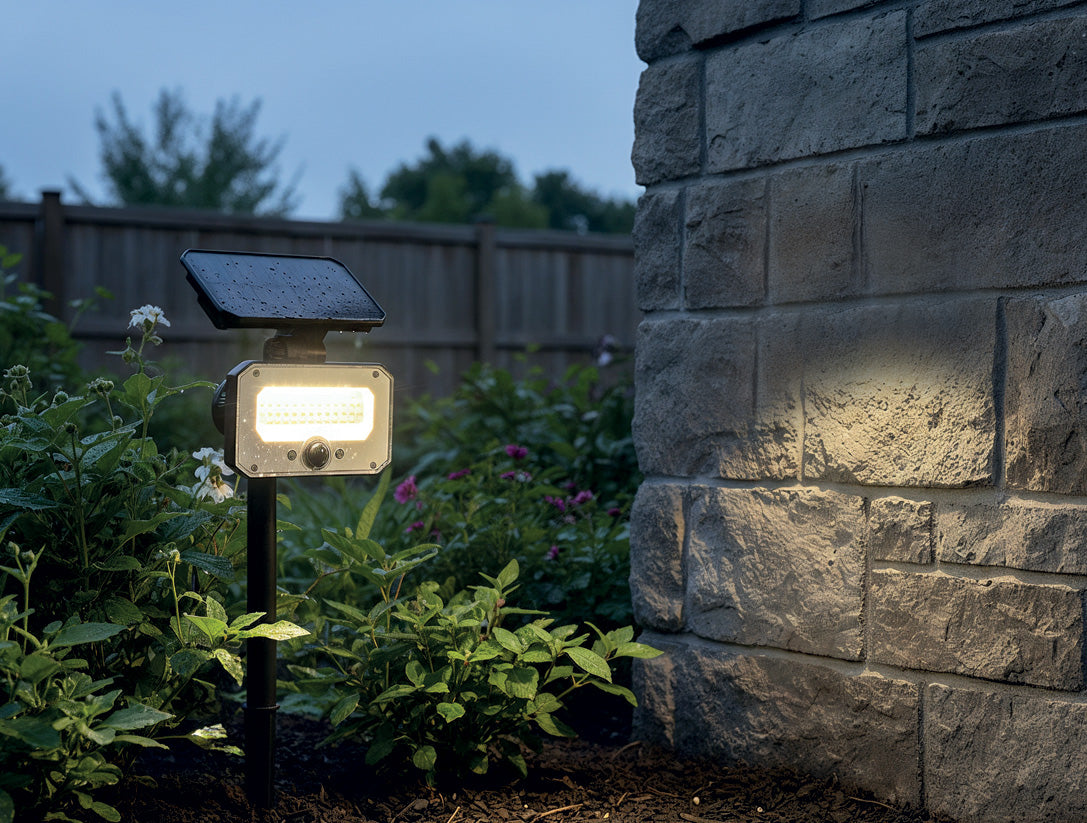 Proiettore solare con picchetto a terra - Bot Lighting YUMA8NP