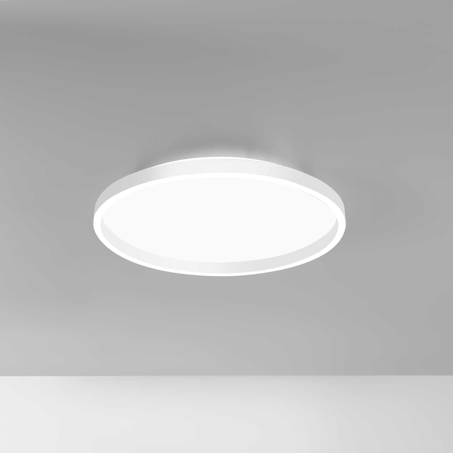 Plafoniera LED Biemissione Ø600mm CCT Selezionabile – Gea Luce AELA P/M