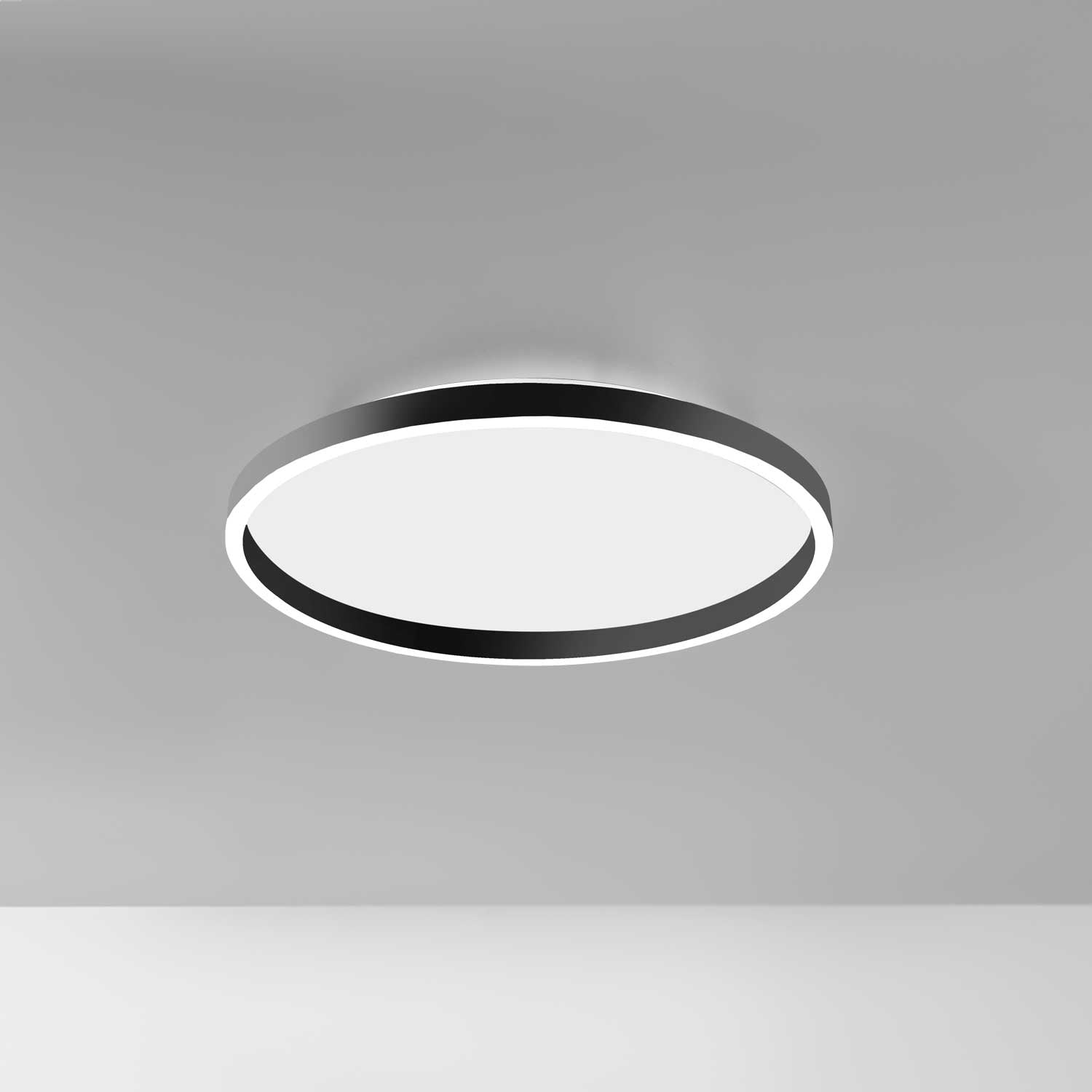 Plafoniera LED Biemissione Ø600mm CCT Selezionabile – Gea Luce AELA P/M