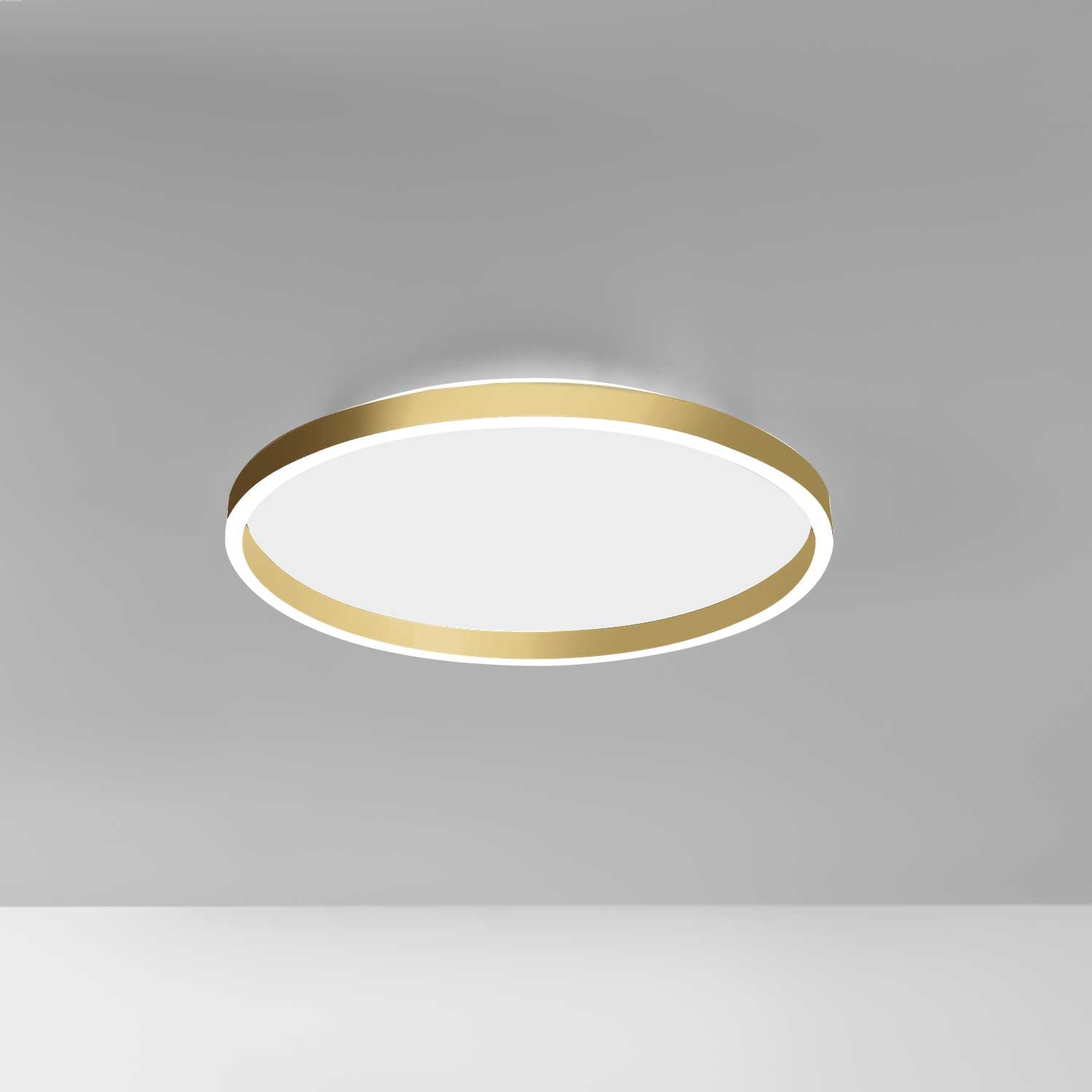 Plafoniera LED Biemissione Ø600mm CCT Selezionabile – Gea Luce AELA P/M