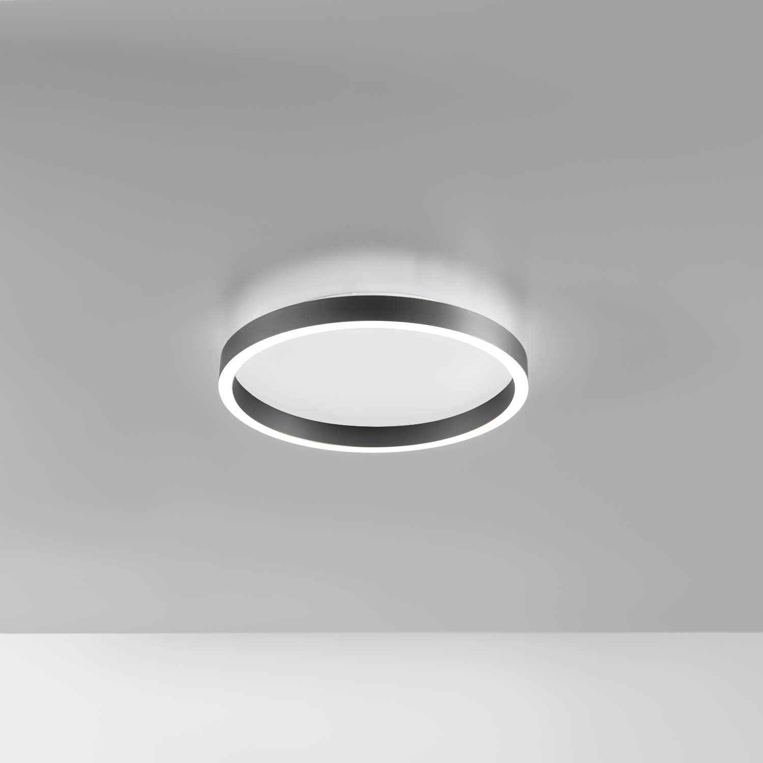 Plafoniera LED Biemissione Ø400mm CCT Selezionabile – Gea Luce AELA P/P