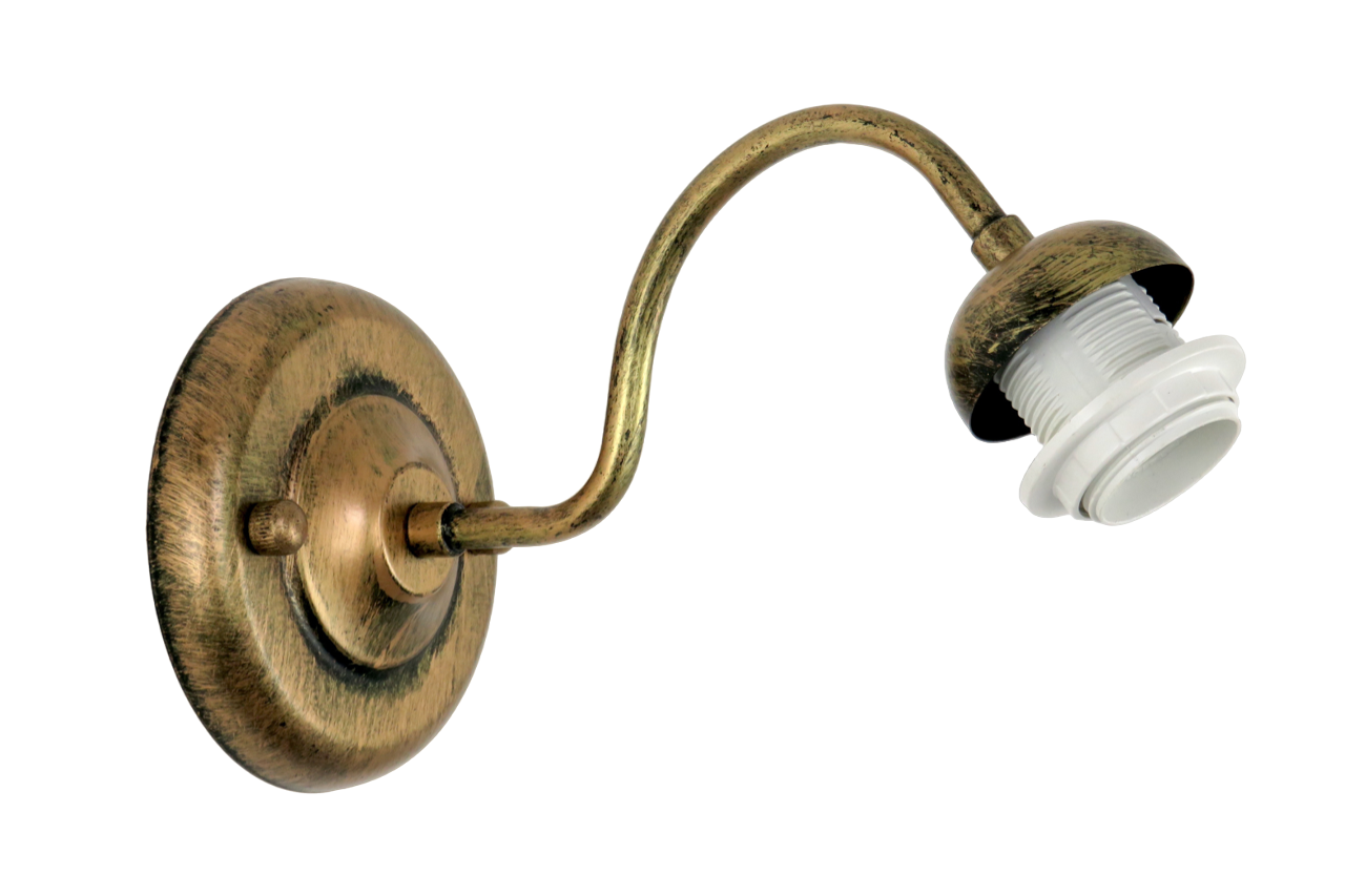 AKELA-A telaio struttura braccio per lampada da parete nero oro DIAMANTLUX