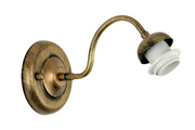 AKELA-A telaio struttura braccio per lampada da parete nero oro DIAMANTLUX
