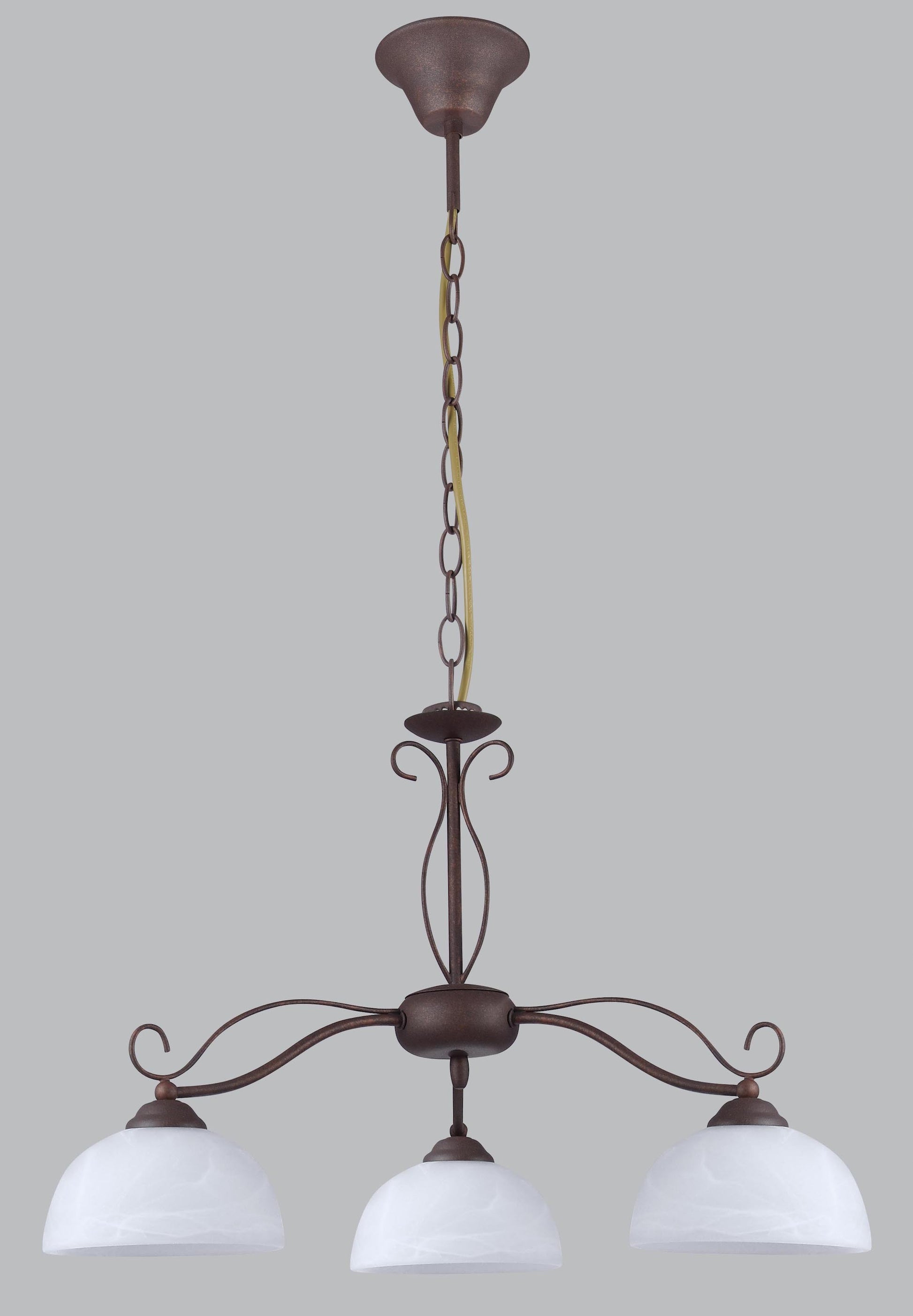 ANITA 4067 S3 LAMPADA A SOSPENSIONE CLASSICA MARRONE DIAMANTLUX