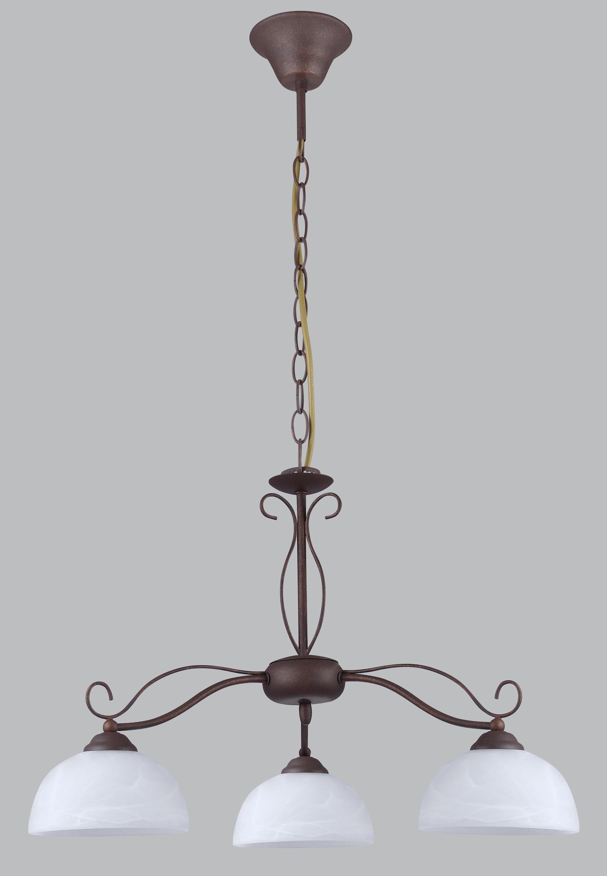 ANITA 4067 S3 LAMPADA A SOSPENSIONE CLASSICA MARRONE DIAMANTLUX