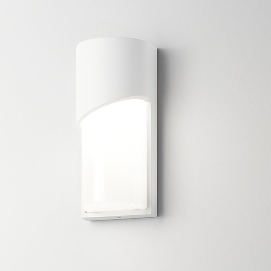 Applique da esterno a parete rettangolare bianco in alluminio Isyluce 586