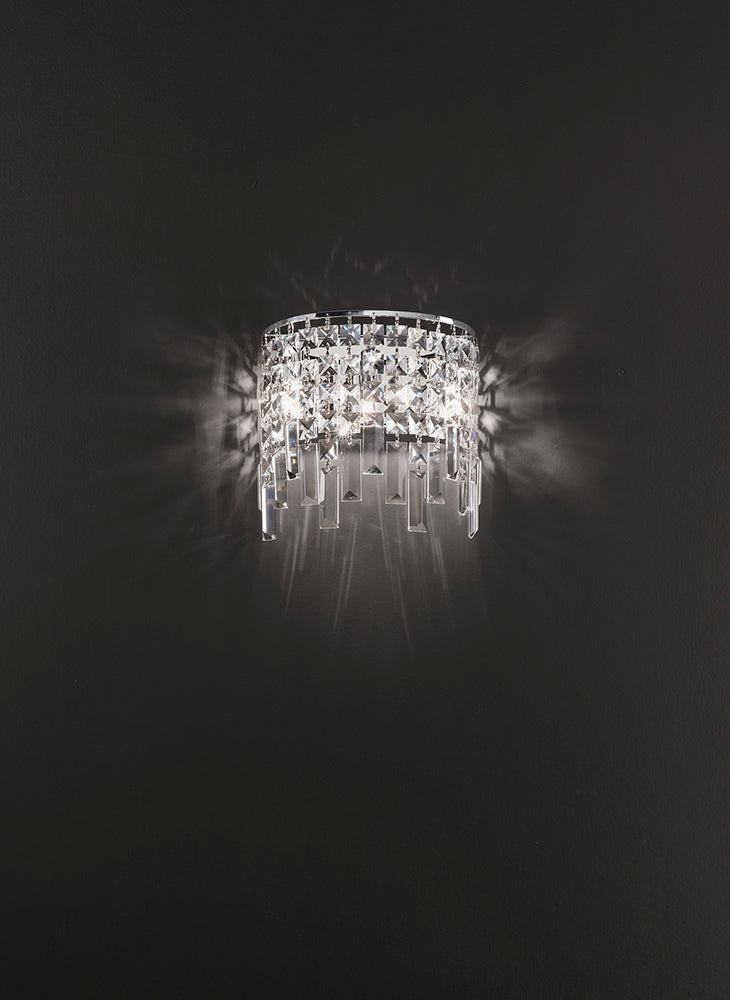 Applique con Cristalli Morelight Frangia Tonda 2230