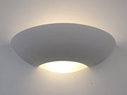 Applique in gesso grandi DIAMANTLUX W818 – Mezzaluna bianca luce LED