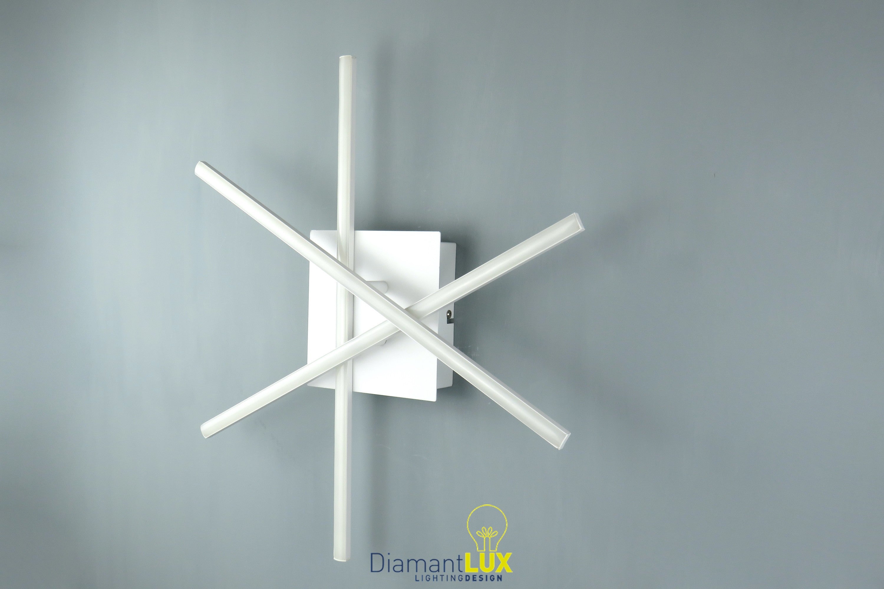 applique led moderna bianco FLO-JO DIAMANTLUX