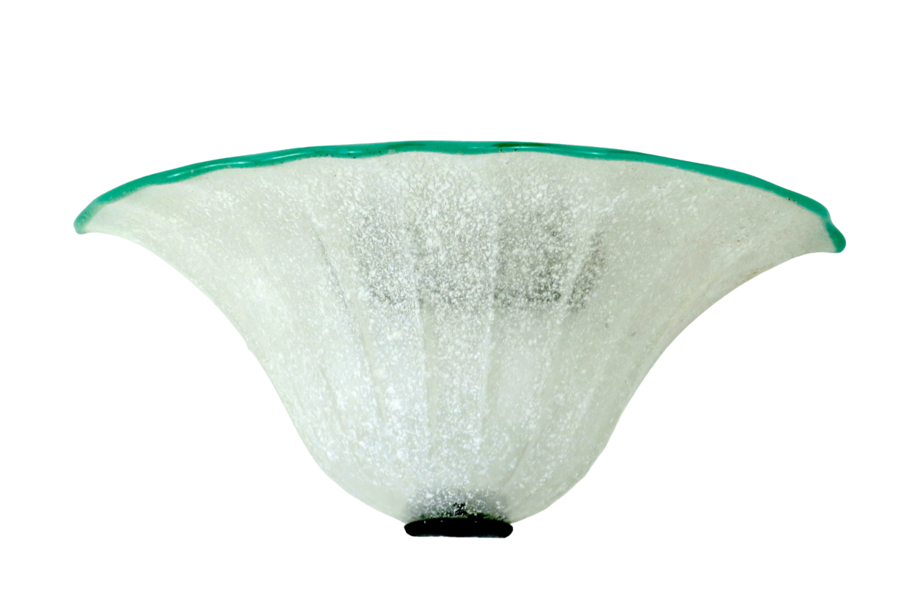 Applique Murano vintage scavo verde DE MAJO PALLADIO-A