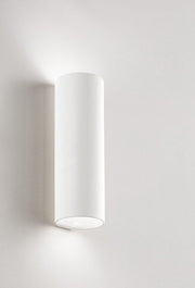 Applique da parete cilindrica in ceramica bianco tinteggiabile Isyluce 624 CILINDRO