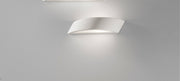 Applique da Parete a Taglio Obliquo in Ceramica Bianca Tinteggiabile, Isyluce 608 SBIECO